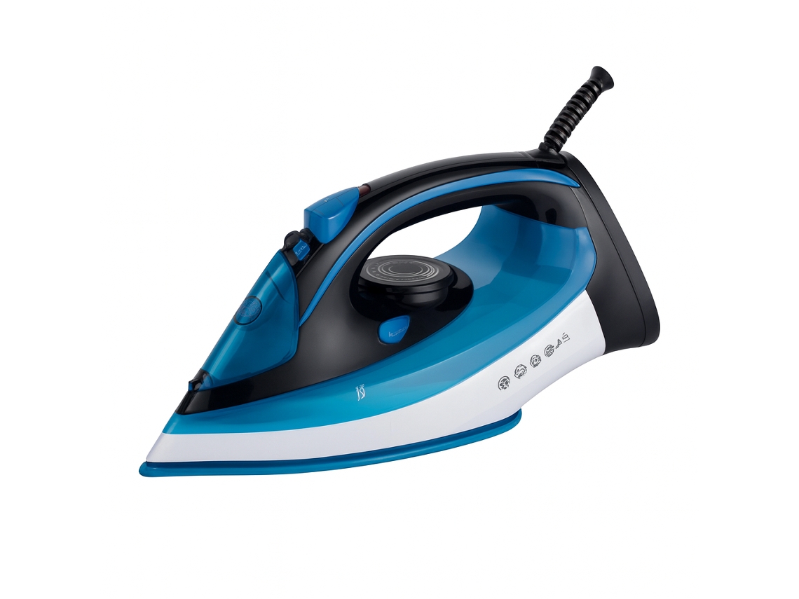 Plancha de vapor 2000 2400w Pritech Kb 158 Azul Blanco