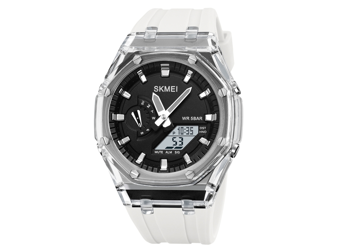 Reloj Digital Skmei Resistente Al Agua 50m Con Luz Mundial Alarma Cronómetro