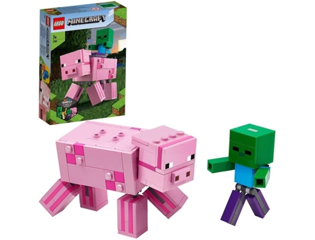 LEGO Minecraft: Cerdo con Bebé - 21157 (Edad Minima: 7 anos)
