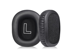 Almohadillas de cuero proteico Szsmart para auriculares Qcy H3 (paquete de 2), color negro