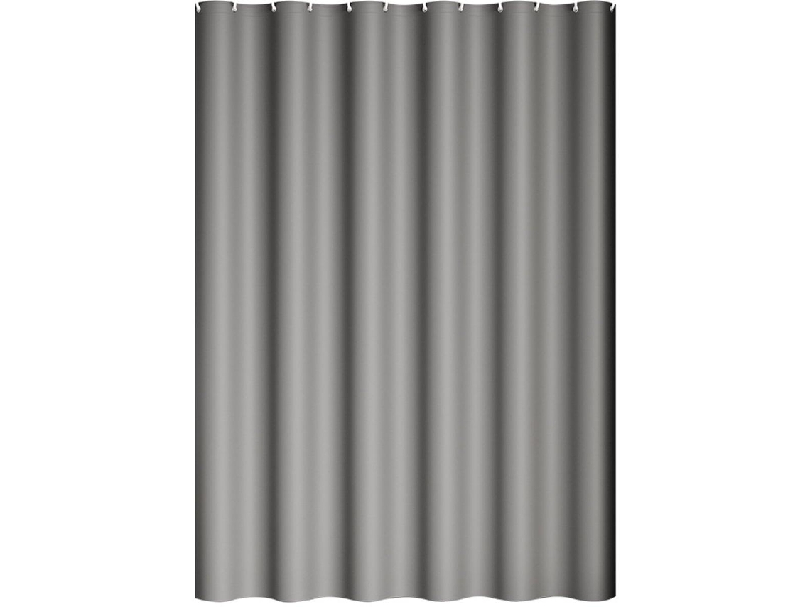 Cortina de ducha con ganchos de plástico, fabricada en material PEVA resistente al moho e impermeable (150x200 cm)