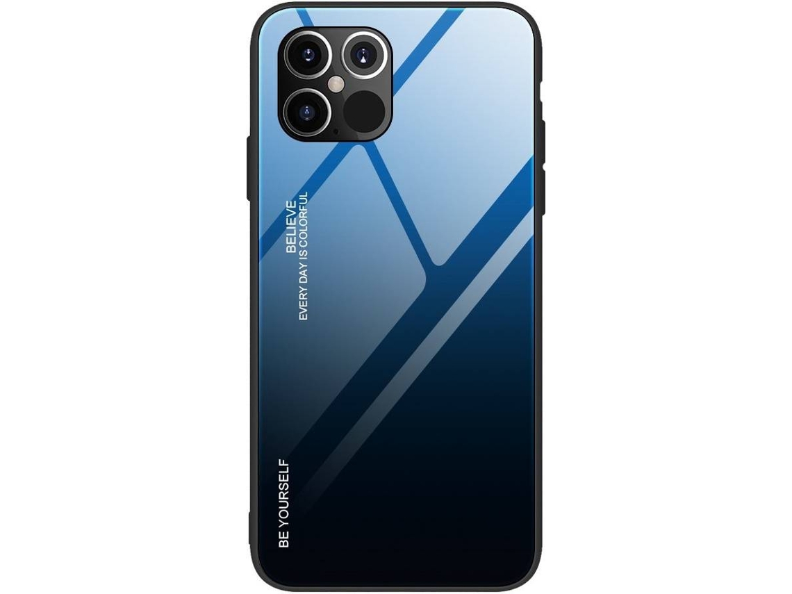 Protector de Pantalla iPhone 12 Pro Max LMOBILE Negro, Azul