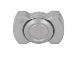 Bj-brinquedo Deslizador Anti-estresse Portátil Leve Ergonômico Multifuncional Resistente Para Adultos Tdah Tda Prata