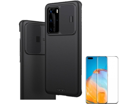 Carcasa y Protector Huawei P40 Pro Nillkin Camshield Negro