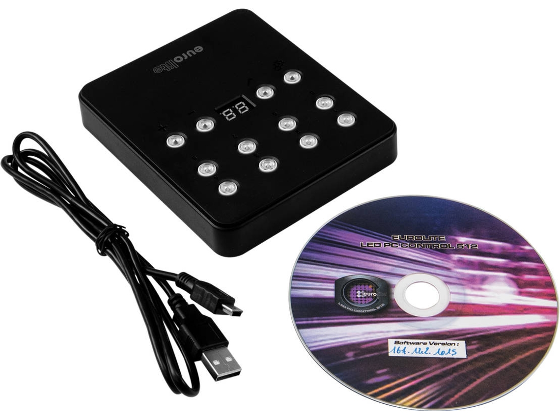 Accesorio de Iluminación EUROLITE Led Sap 1024 Slim Standalone Player