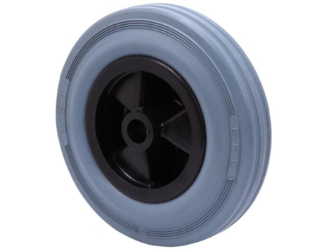 Rueda psr200-20-60 nucleo poliamix y banda goma gris (coj.rod.inox) ALEX