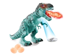 Brinquedo Dinossauro Eletrônico Andante Com Projeção, Pulverização E Botar Ovos