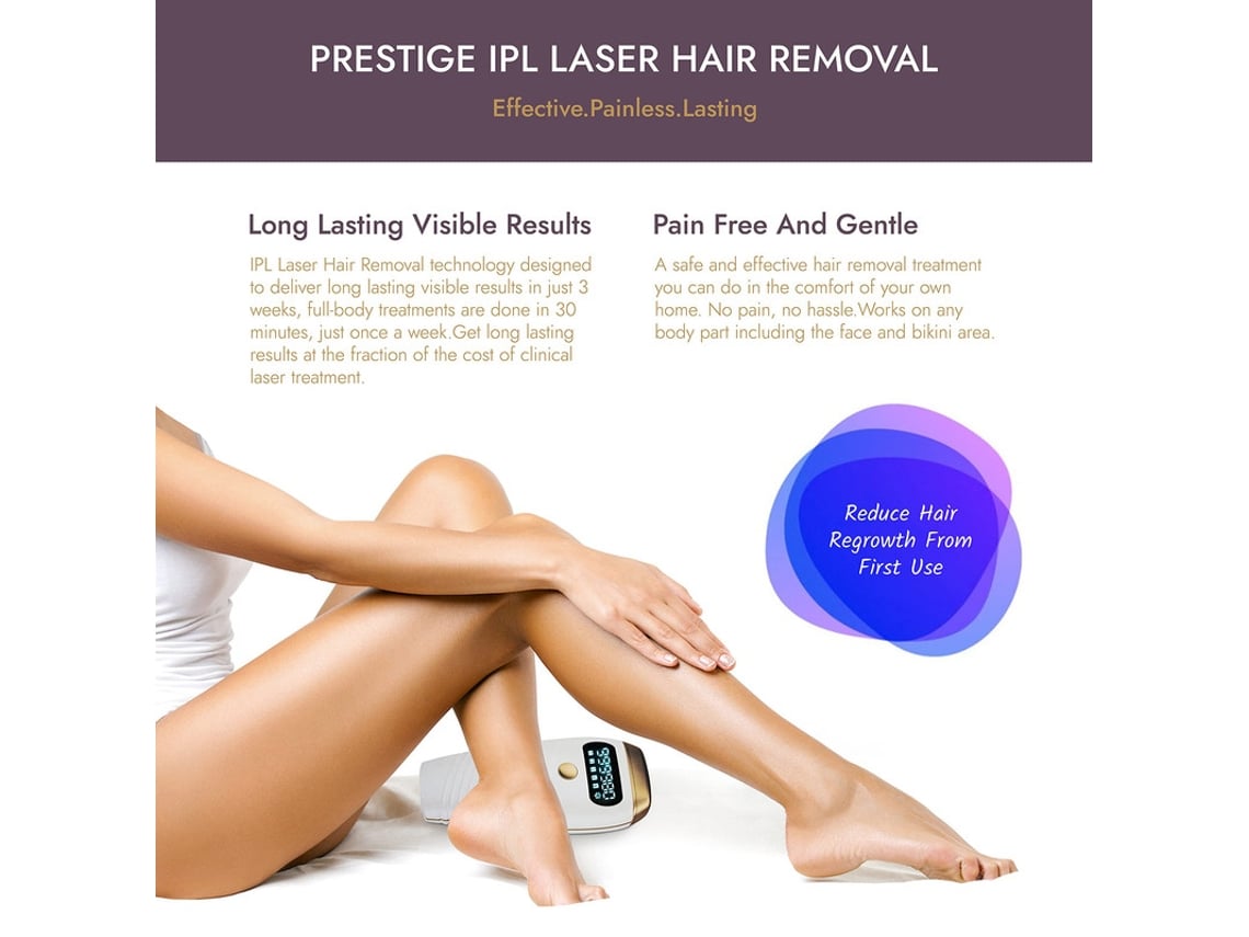 Depilación IPL en el hogar para mujeres y dispositivo de