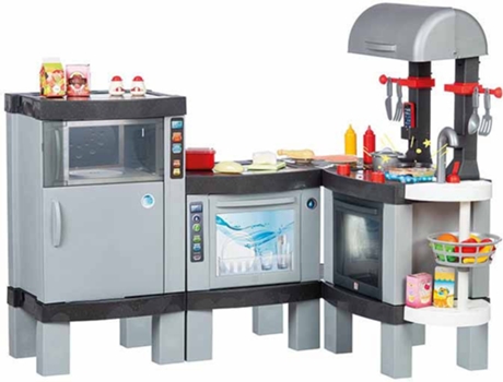 Chicos Cooking Xl. gran modular infantil con efecto de cocina real los alimentos cambian color cuando se en el led. incluye 31 accesorios. juguetes 85120 kitchen 3