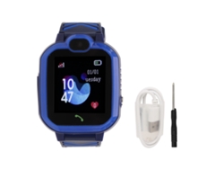 Ats-reloj Inteligente Para Niños Con Cámara Hd, Llamada Vídeo Bidireccional, Gps Y Pantalla Táctil Azul