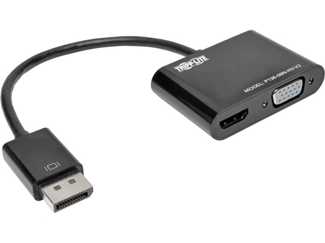 Adaptador HDMI TRIPP LITE (VGA - HDMI - Negro)
