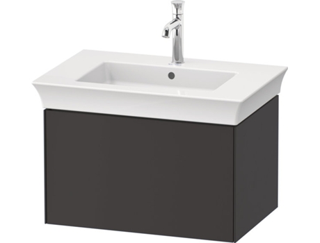 DURAVIT Tulip blanco, mueble de baño montado en la pared, ancho 684 x profundidad 458mm, con 1 extractor, con tecnología de punta, WT42410