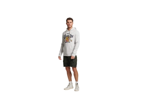 Sudadera SUPERDRY (M - Gris)