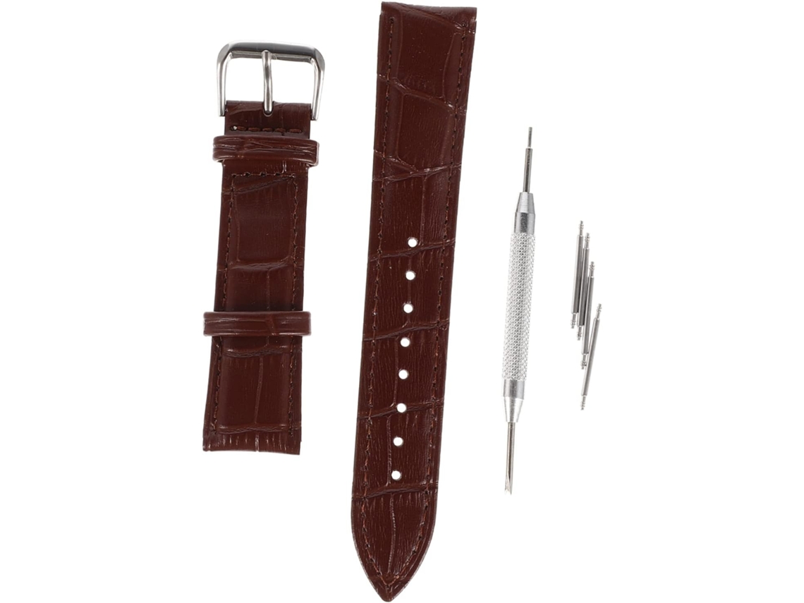 Conjunto Com 3 Pulseiras De Couro Para Relógio, 16mm De Largura