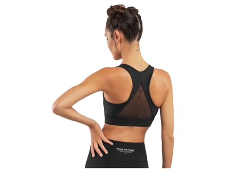 Top de Mujer para Deporte SIROKO Sutiãs Squat Negro (L)