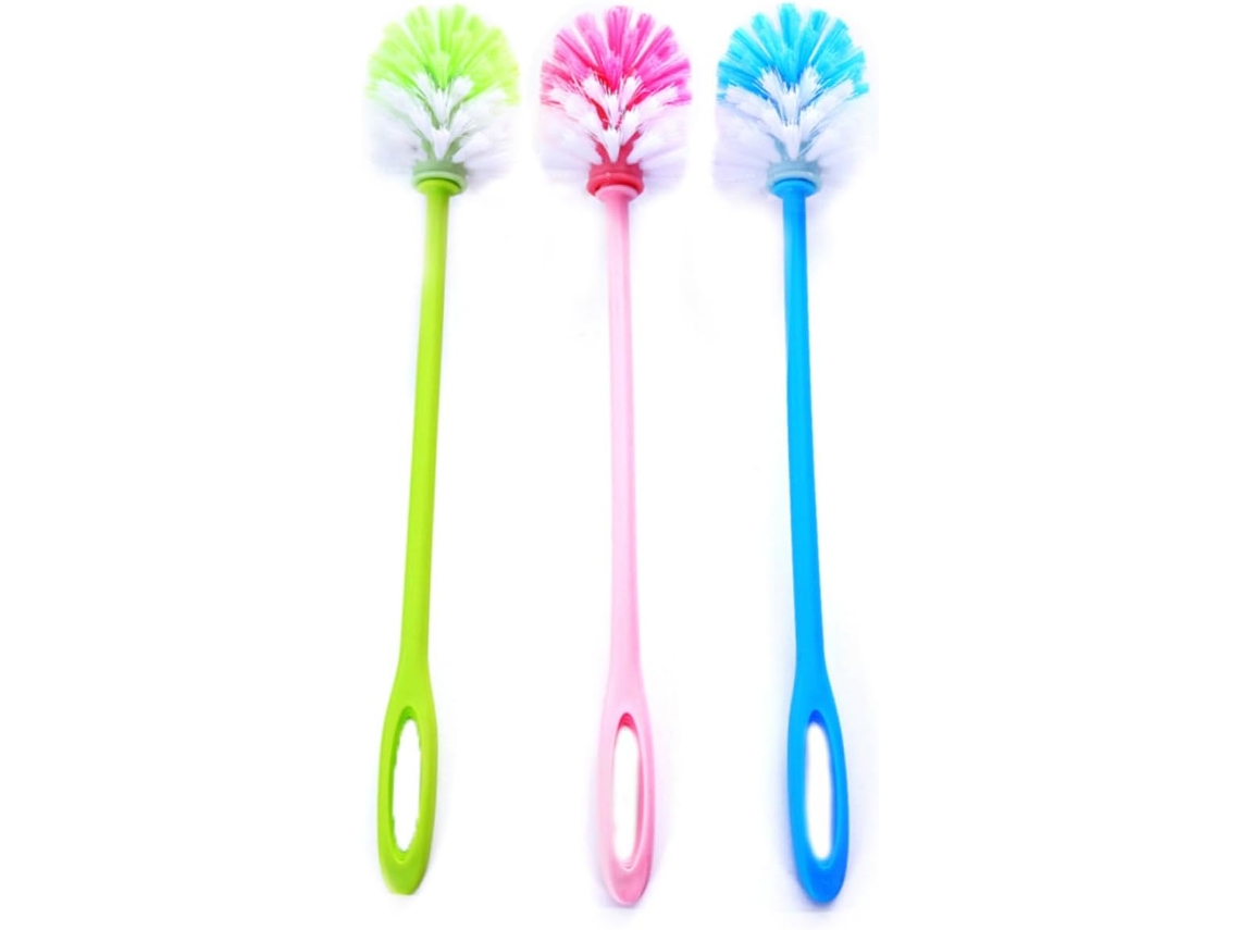 Juego Plástico 3 Para Largo Baño De Cepillos
