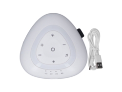 Ats-máquina De Ruido Blanco Portátil Multifuncional Con Música Suave Y Luz Cálida Para Bebés, Dormitorio, Hogar - Negro