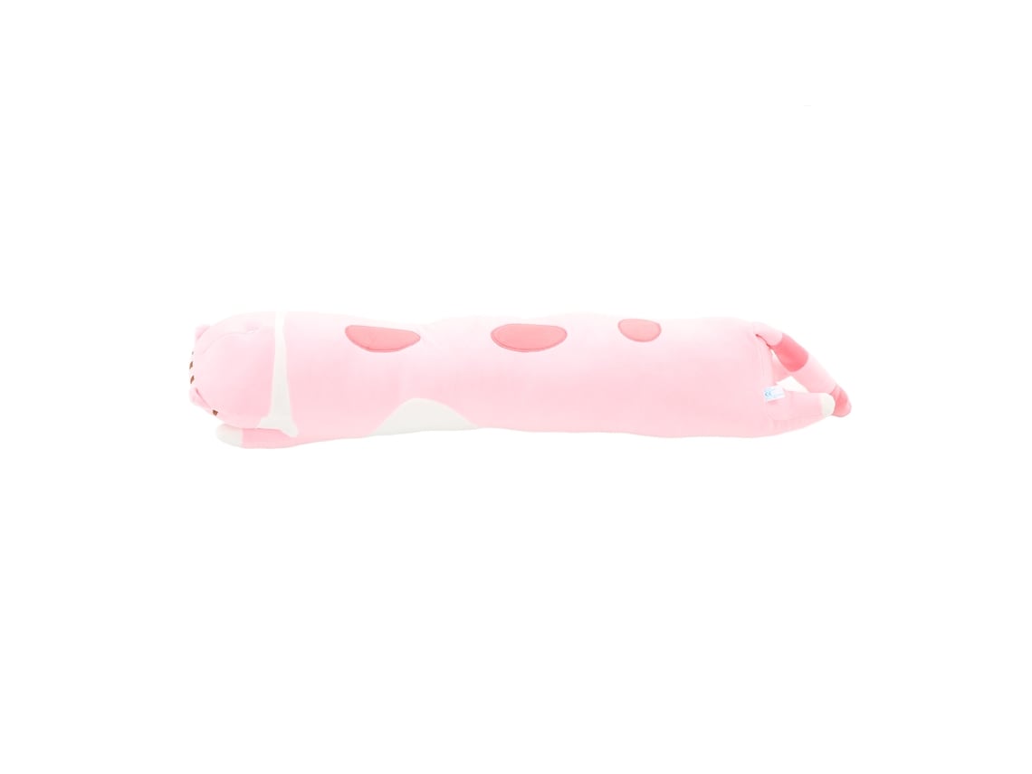 Ats-almohada Cuerpo Largo De Peluche Gatsito Suave 90cm/35.43in Rosa Para Dormir Y Abrazar Regalo