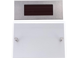 1 Lámpara Solar Con Sensor De Inducción Para Placa De Número De Casa Led