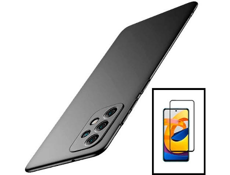 Kit Carcasa + Protector de Pantalla Samsung Galaxy A53 5G GIFT4ME Negro
