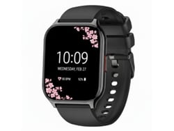 Reloj Inteligente P95 Para Mujer, Pantalla De 2,01 Pulgadas, Bluetooth, Conexión De Un Solo Toque (negro)