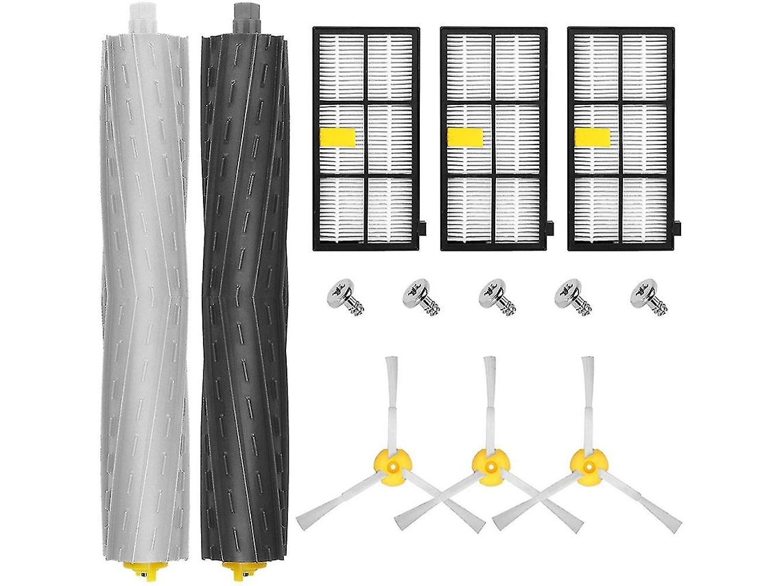Filtros HEPA compatibles con el kit de cepillos Irobot Roomba 880, 860, 870, 871, 980 y 990.