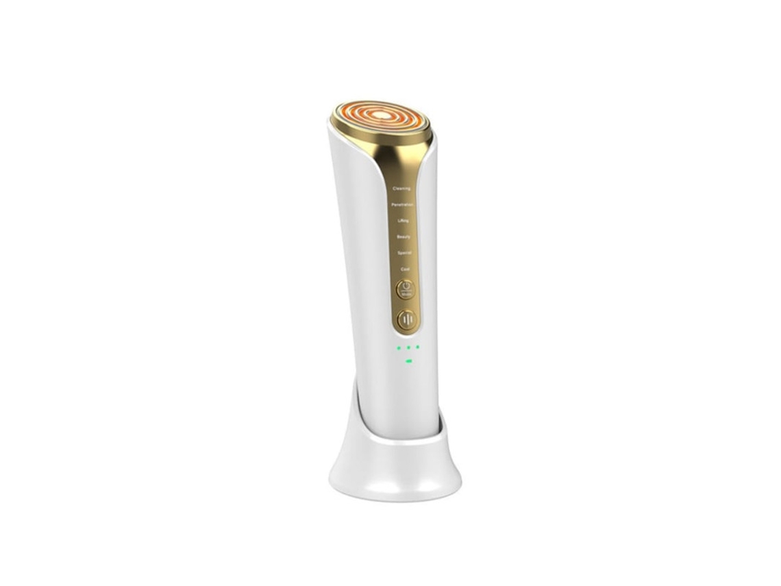 Máquina facial 5 en 1 para reafirmar la piel, dispositivo de microcorriente, masajeador facial, belleza para lifting, blanco, Bestvite