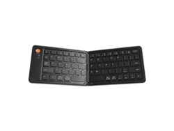 Teclado Bluetooth plegable inalámbrico, mini teclado portátil con doble plegado, adecuado para portátiles y Nostalgia88