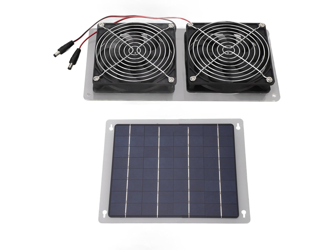 Kit De Ventilador De Panel Solar, Potente Y Estable, 100 W, Refroidissement Énergie Solaire Pour