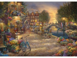 Rompecabezas de 1000 piezas de Schmidt Amsterdam, rompecabezas de Thomas Kinkade