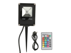 2026-foco Led Inundación 10w Rgb Con Control Remoto, Impermeable Para Jardín, Patio Y Paisaje