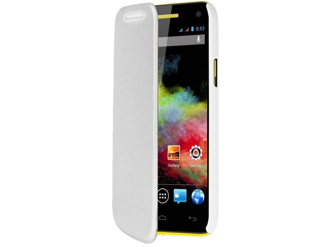 Funda Wiko Rainbow SWISS CHARGER SCP41194W Blanco