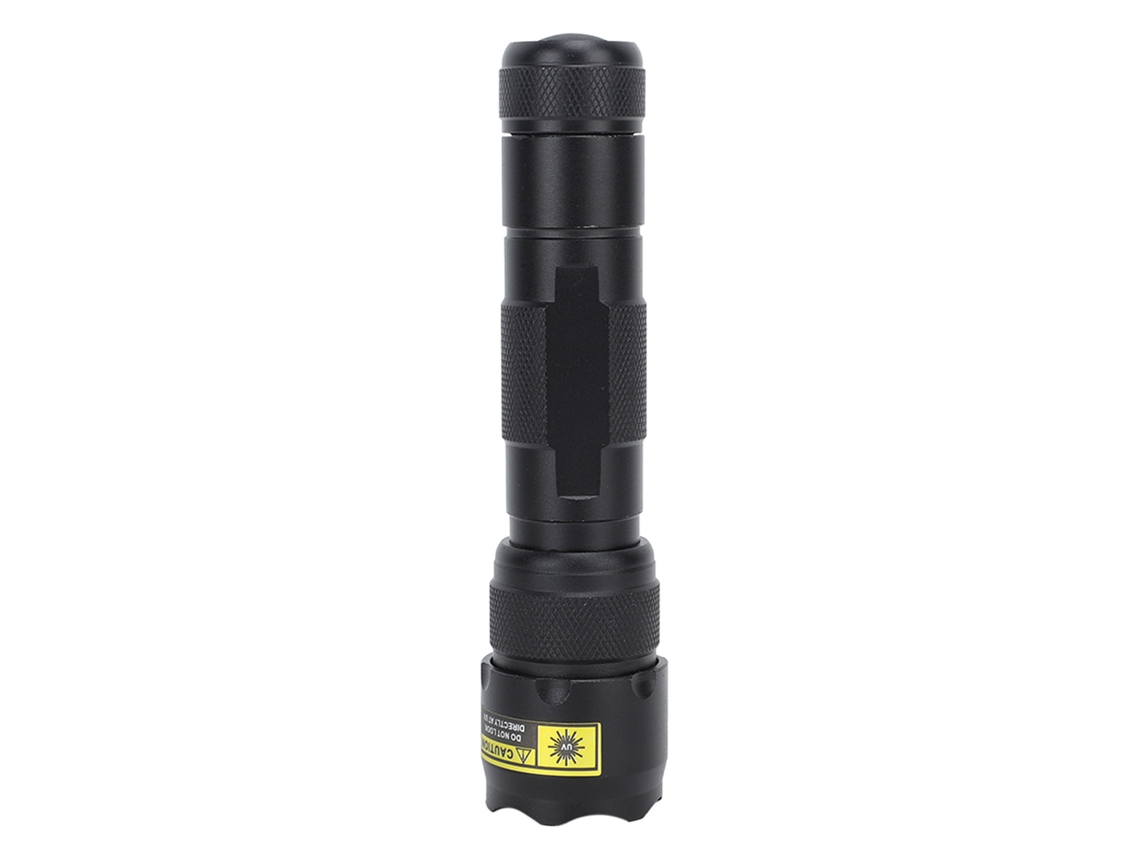 Linterna UV portátil e impermeable de 395 nm (modelo 2026) para detección de orina y dinero.