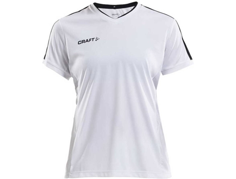 Camiseta de Mujer para Fitness CRAFT Progress Practise Blanco (M)