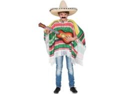 Disfraz de Niño DISFRAZZES Poncho Mexicano A Rayas (Talla: Talla Universal)