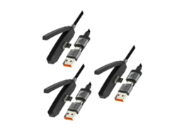 Cable De Carga Rápida Invisible De 240 W Usb C 65 De Doble Puerto Trenzado