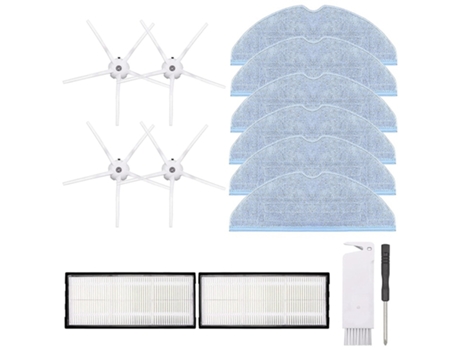 Kit de accesorios para Roborock S7 T7 T7S T7 Plus T7S Plus, pieza de Robot aspirador de repuesto, cepillo lateral de filtro Hepa, paños de fregona