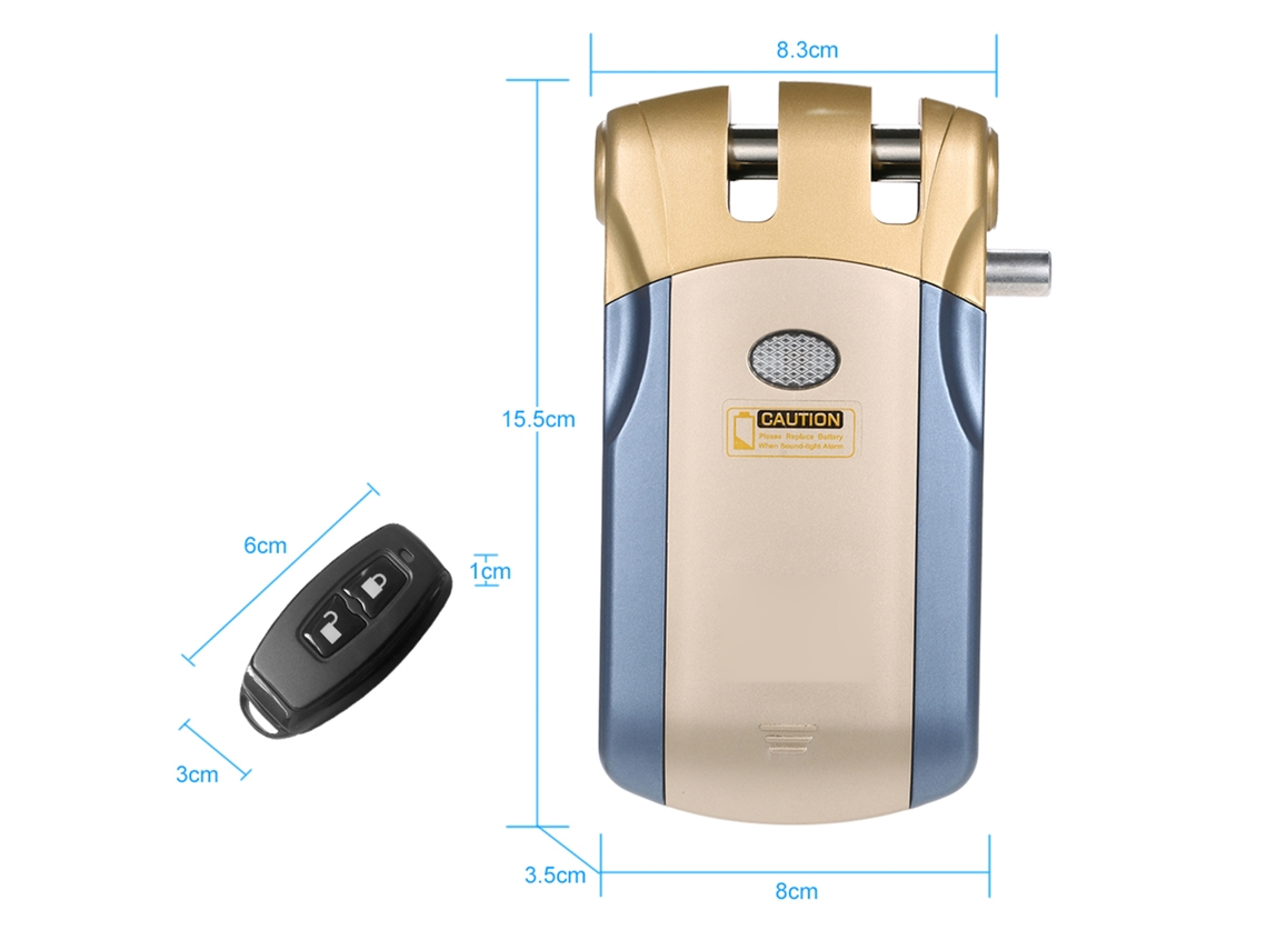 Cerradura inteligente sin llave con control remoto WF 018