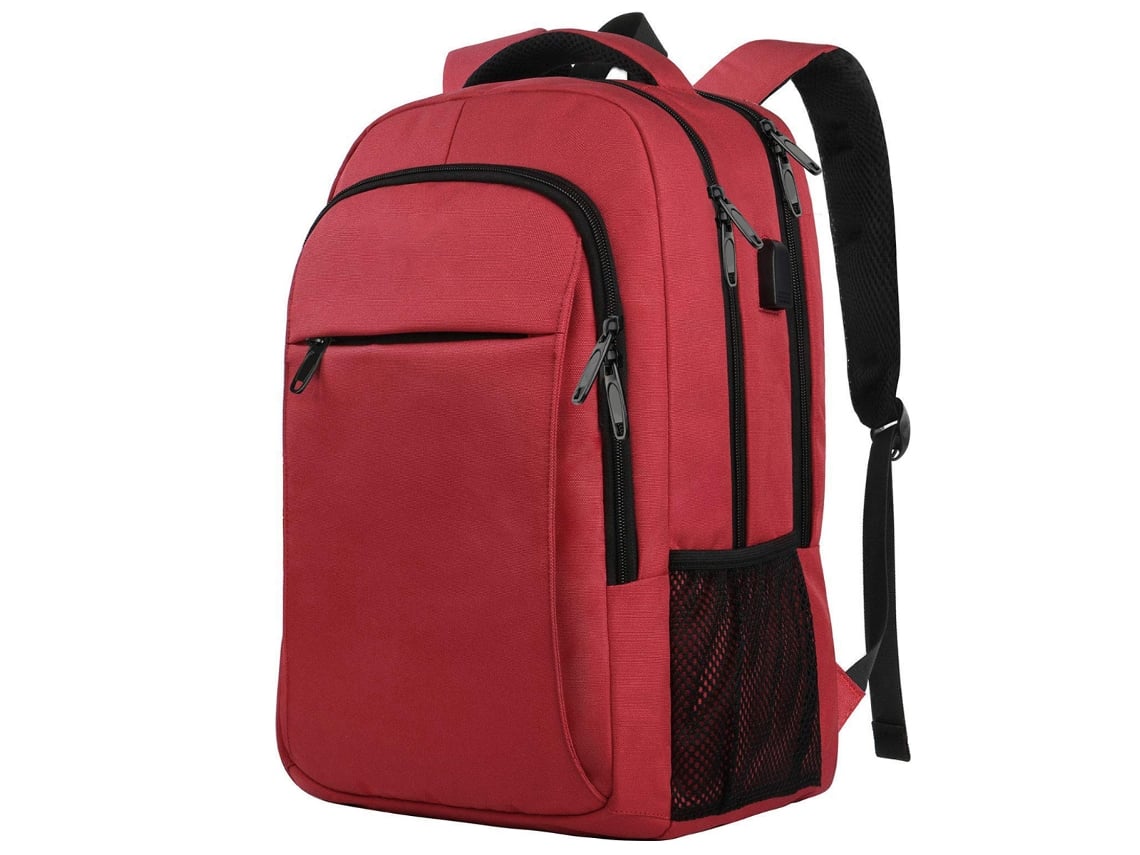 Mochila de viaje para computadora portátil Mochila para juegos Mochila de  negocios repelente al agua Mochila elegante para computadora portátil, Rojo