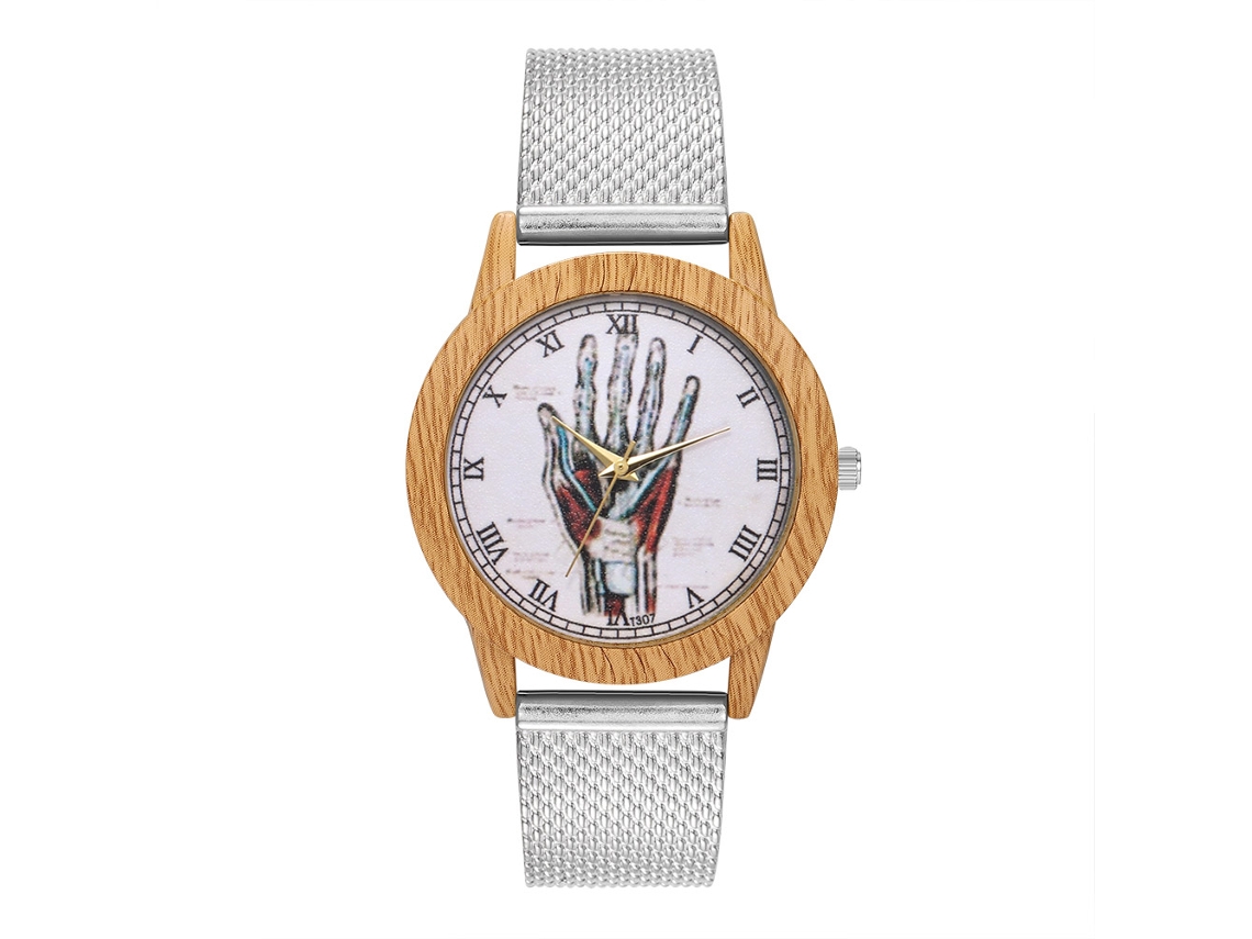 Reloj De Pulsera Unisex Zhoulianfa, Malla De Acero, Números Romanos, Estilo Moderno Y Lujoso.