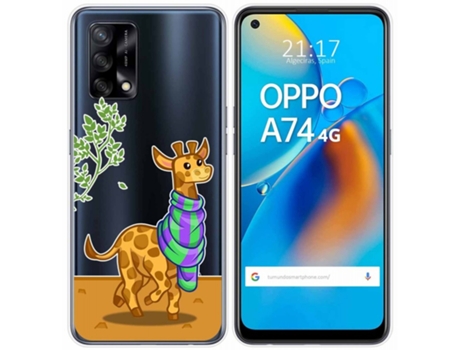 Carcasa Oppo A74 4G TUMUNDOSMARTPHONE Dibujos Transparente