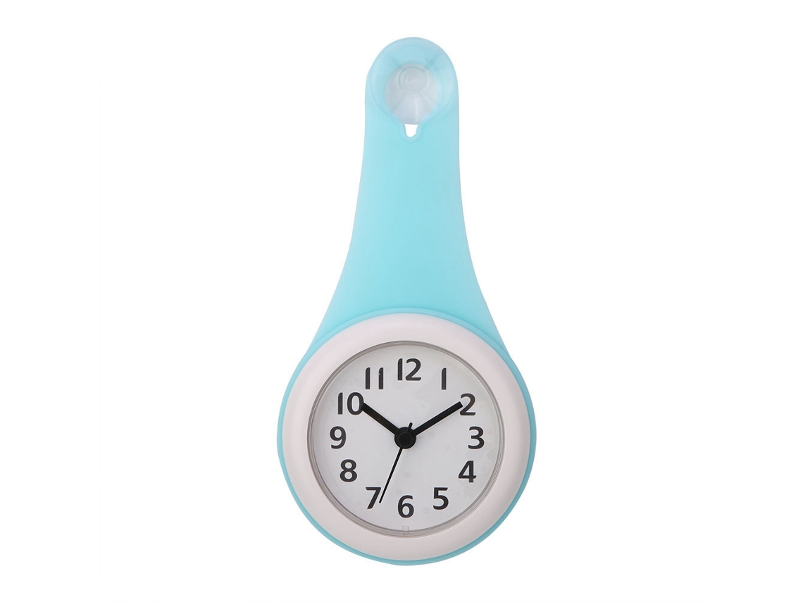 Reloj Colgante Moderno E Impermeable Para Baño, Cocina Y Decoración Del Hogar (azul)