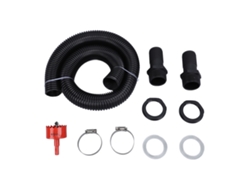 Kit de conectores de manguera de plástico para barril de lluvia de 39,4 pulgadas