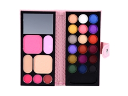 Kit de maquillaje 18 sombras de ojos 2 polvos compactos 2 rubores 3 labiales Sunflare