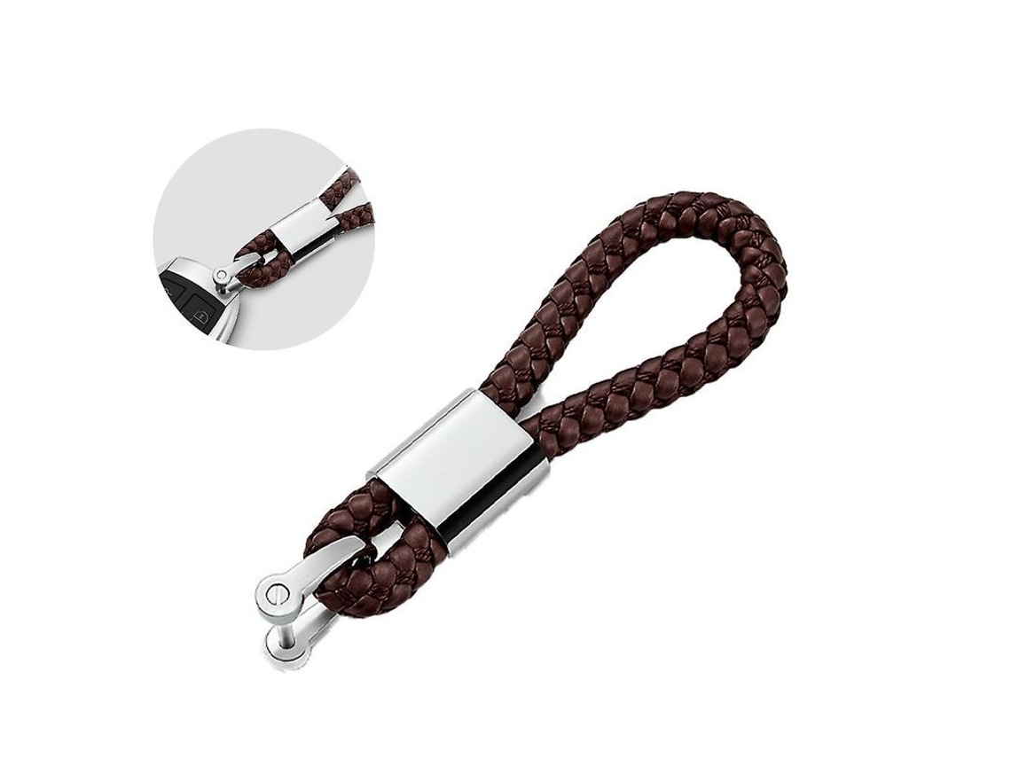 Llavero De Cuero Tejido A Mano, Llavero Para Coche, Regalo Para Hombres Y Mujeres, Madre