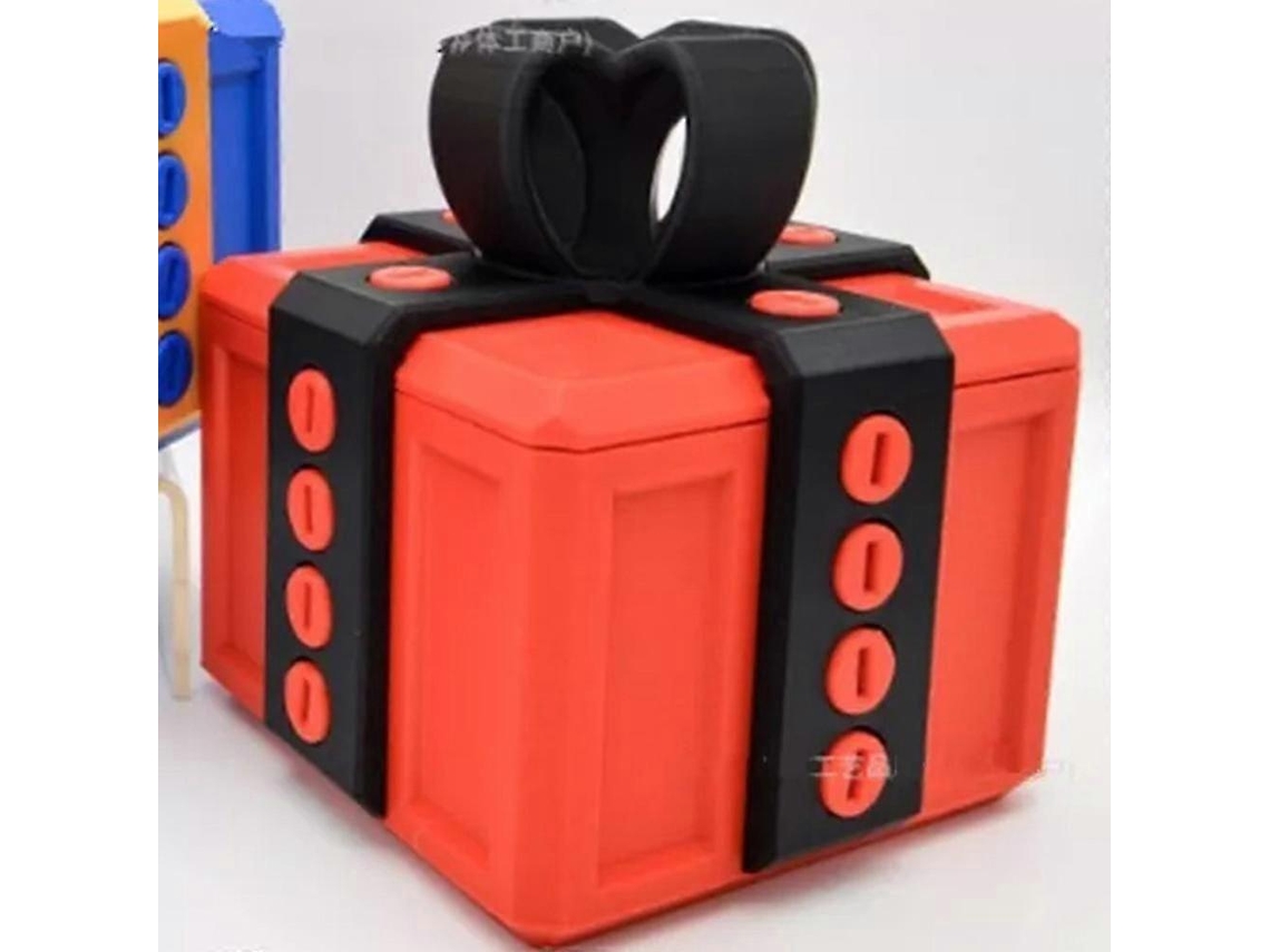 Caja de regalo 3D con tornillos, caja de regalo con almacenamiento giratorio Sykj Rosewell