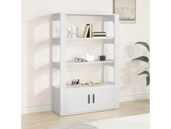 Aparador De Madera Contrachapada Blanco 80x30x119,5 Cm
