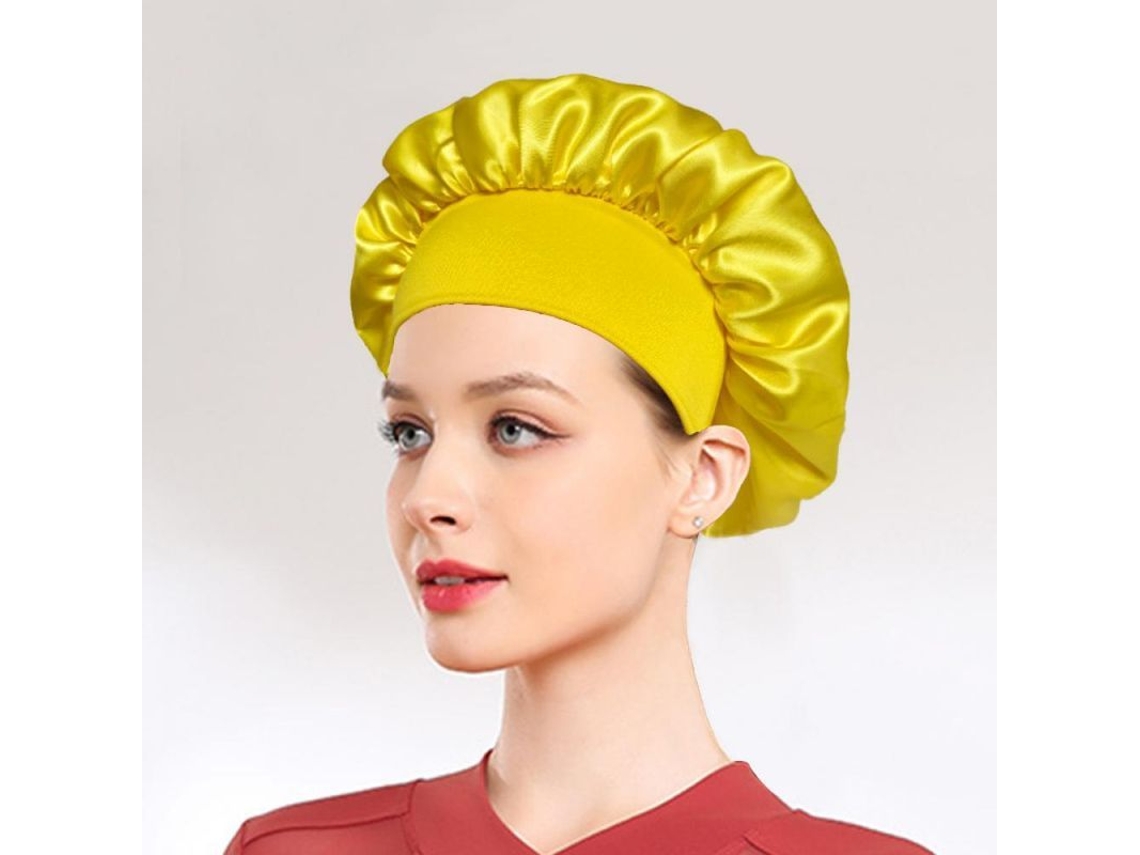 Gorro De Seda Para Dormir, Diadema De Satén Para Cabello Rizado, Edg De Diseñador Para Mujer