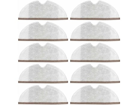 Mopas Pads Compatibles con Xiaomi Roborock S5/S6 10-Pack Grey