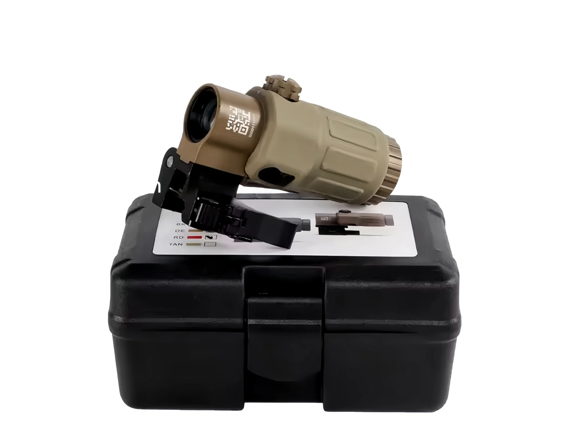 Telescopio de aumento fijo 3x 5x, desmontaje rápido, G43 Tan OEM